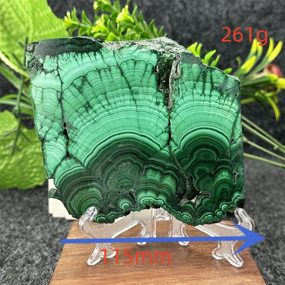 Cristallo di Malachite naturale grezzo affettato lucido guarigione gemma ardesia decorazioni per la casa meditazione energia spirituale Feng Shui