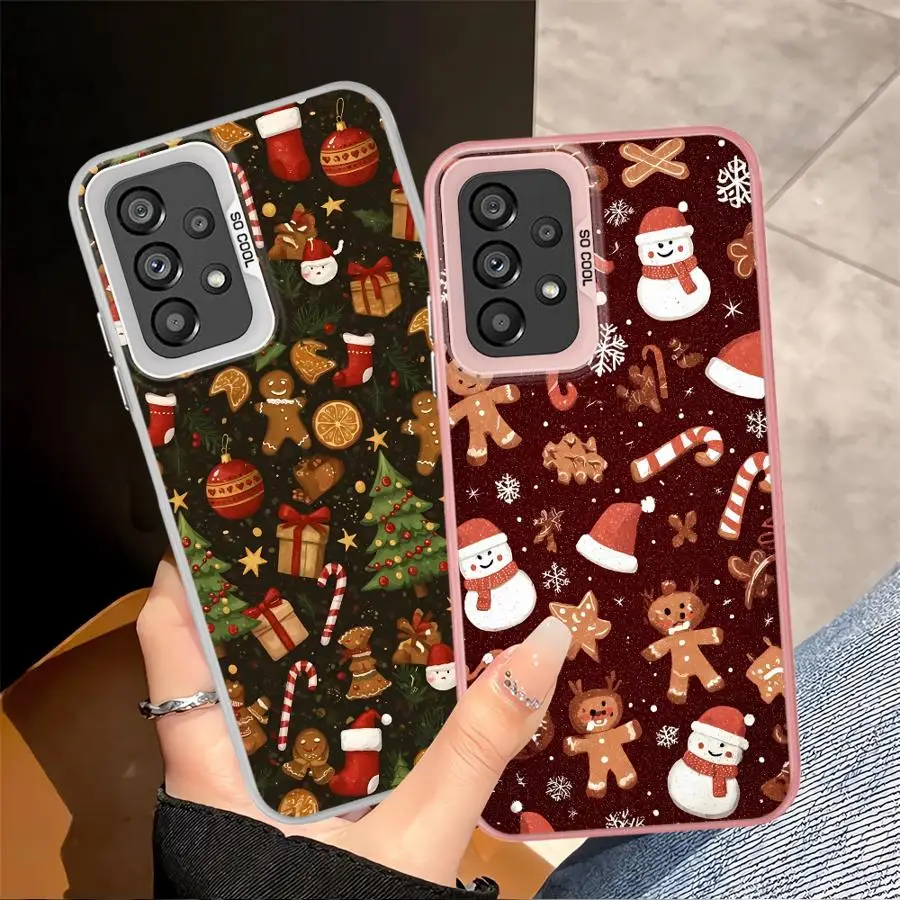 عودة غطاء الهاتف حقيبة لهاتف سامسونج غالاكسي A15 A16 A26 A31 A17 A20s A21s A23 A24 A25 A13 A14 A32 A34 A36 A11 A12 A35 عيد الميلاد #1