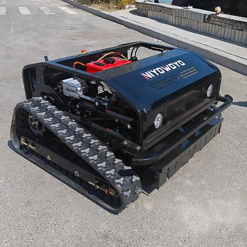 الأراضي القاحلة بستان الحضانة إزالة الأعشاب الضارة الزاحف جزازة العشب آلات الحديقة جهاز ذكي للتحكم عن بعد الزاحف جزازة العشب #2