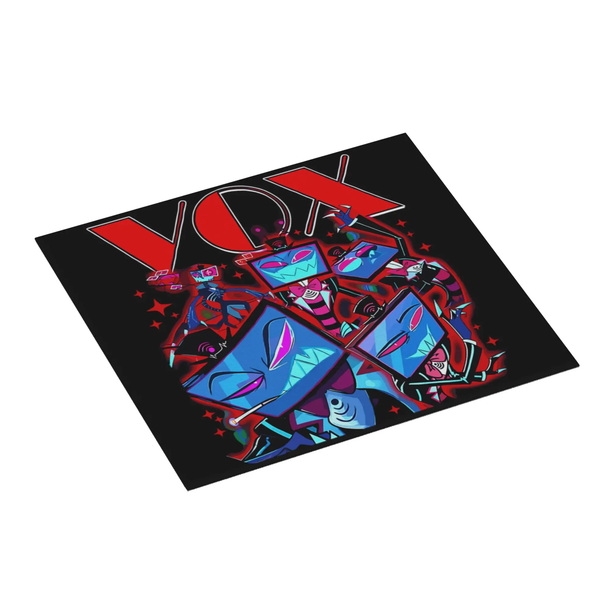 Hazbins Anime Animation Hotel Vox Drying Mat For Kitchen Waterproof Non‑Slip Oil Proof Reusable Countertop Protector Mat