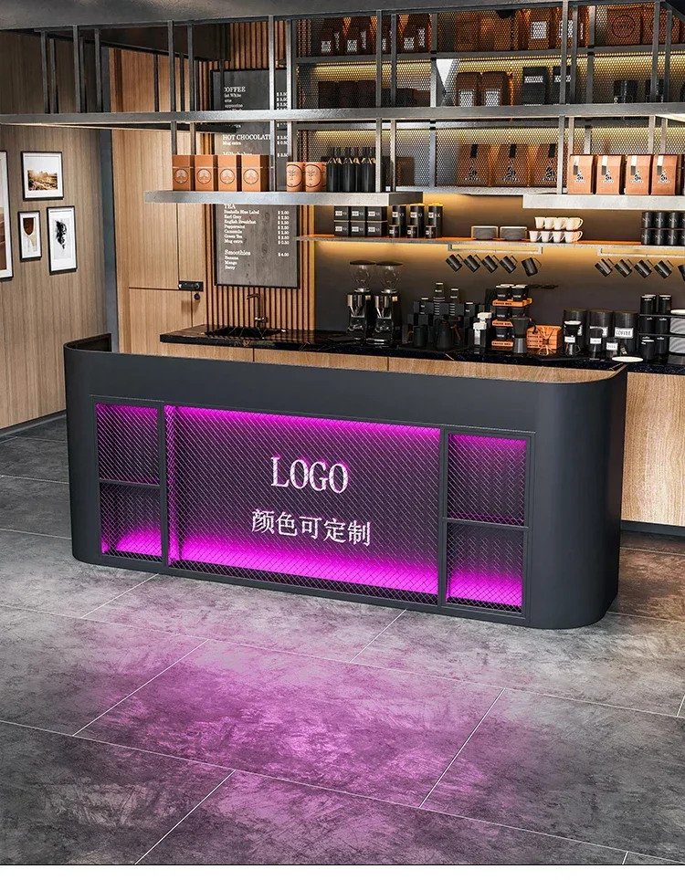 TTIndustrial Style Retro Home Checkout Page Secret Room Script Bar Dining Bar Reception Desk Corner Bar