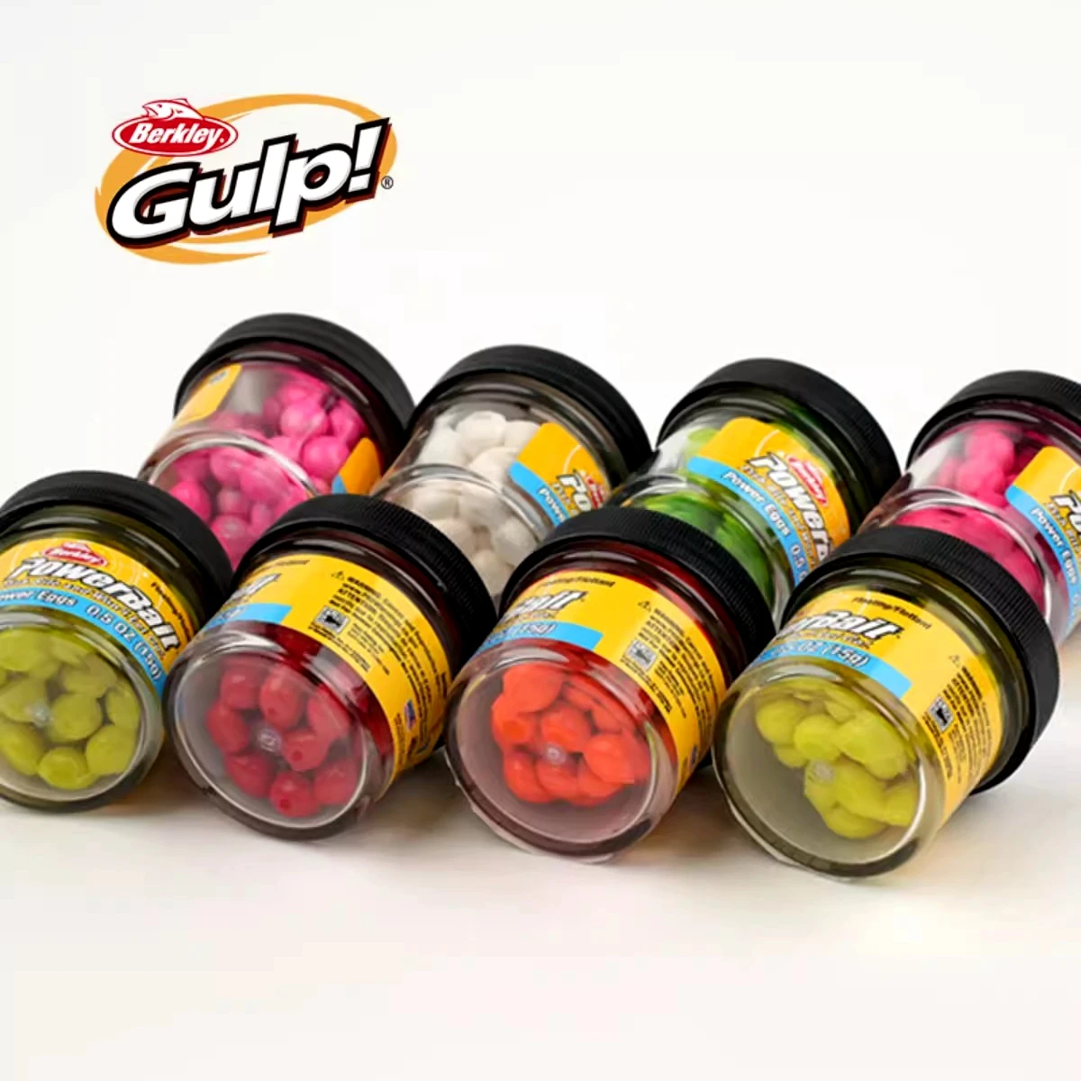 Original Berkley Floating particle Bait PowerBait 15g /0.5OZ 1PC Salmon Eggs Power Eggs Bait soft bait Trout and perch bait
