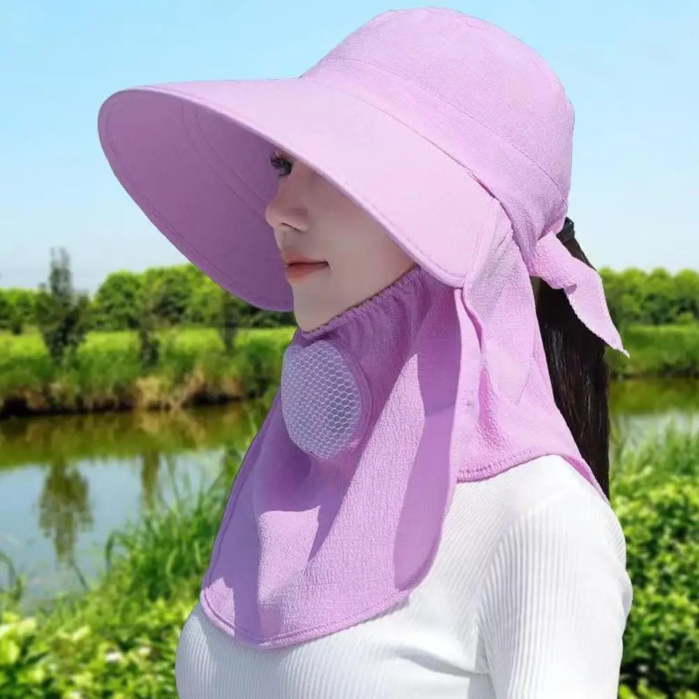Sommer Schnelltrocknender UV-Schutz Fischerhut Gesichts- und Nackenschutz Outdoor Angeln Radfahren Verstellbarer Herren-Schirmhut Damen-Bucket-Hat – Detail 17