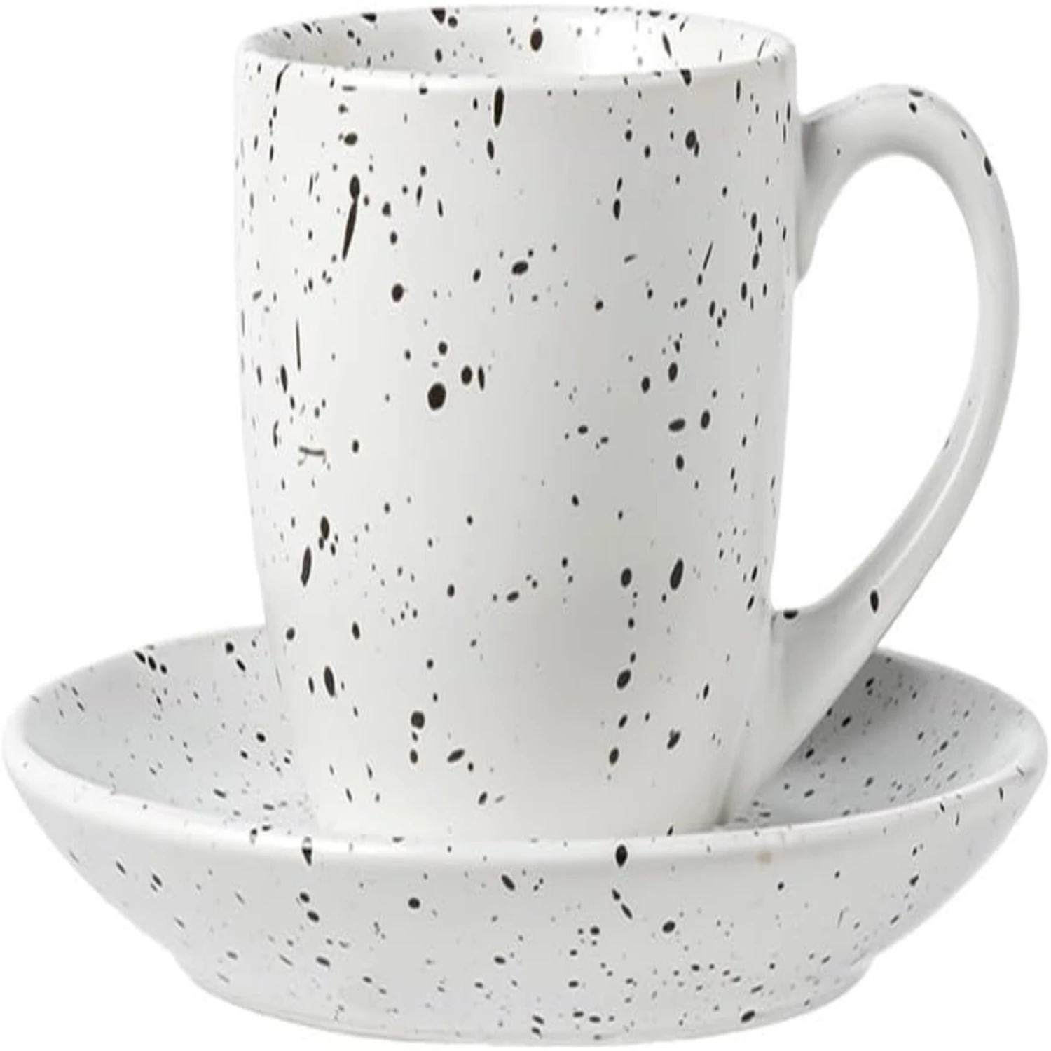 Luxurious and Stunning Sesame Glazed Ceramic Coffee Mug Set - Elegant Design for a Touch of Sophistication - Includes 200ML Mug,