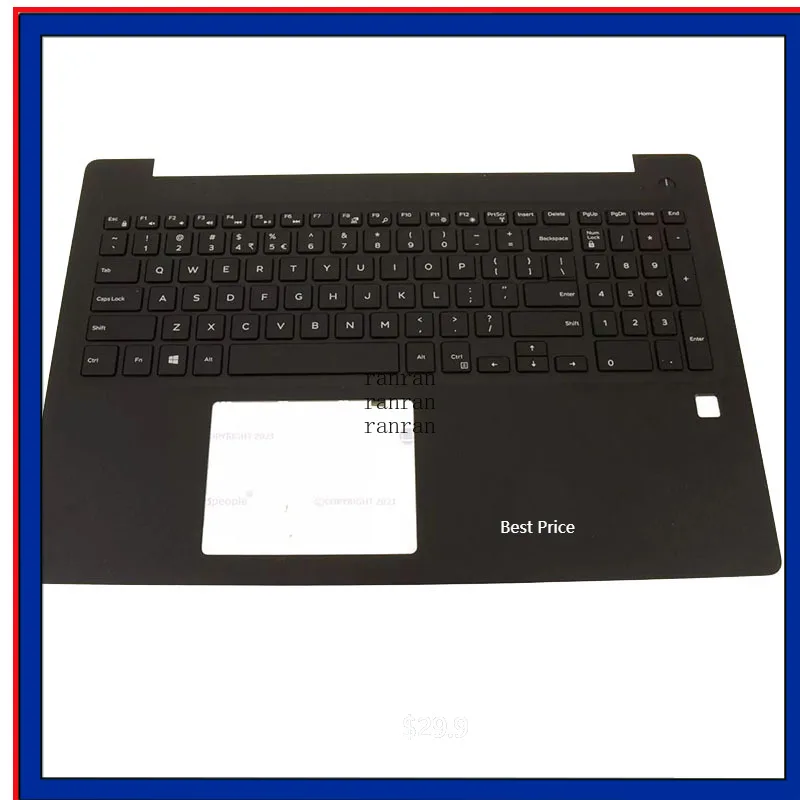 

0Новая клавиатура в сборе с упором для рук — FP US Intl для Dell OEM Latitude 3590 — G0DDD — 0TWY9