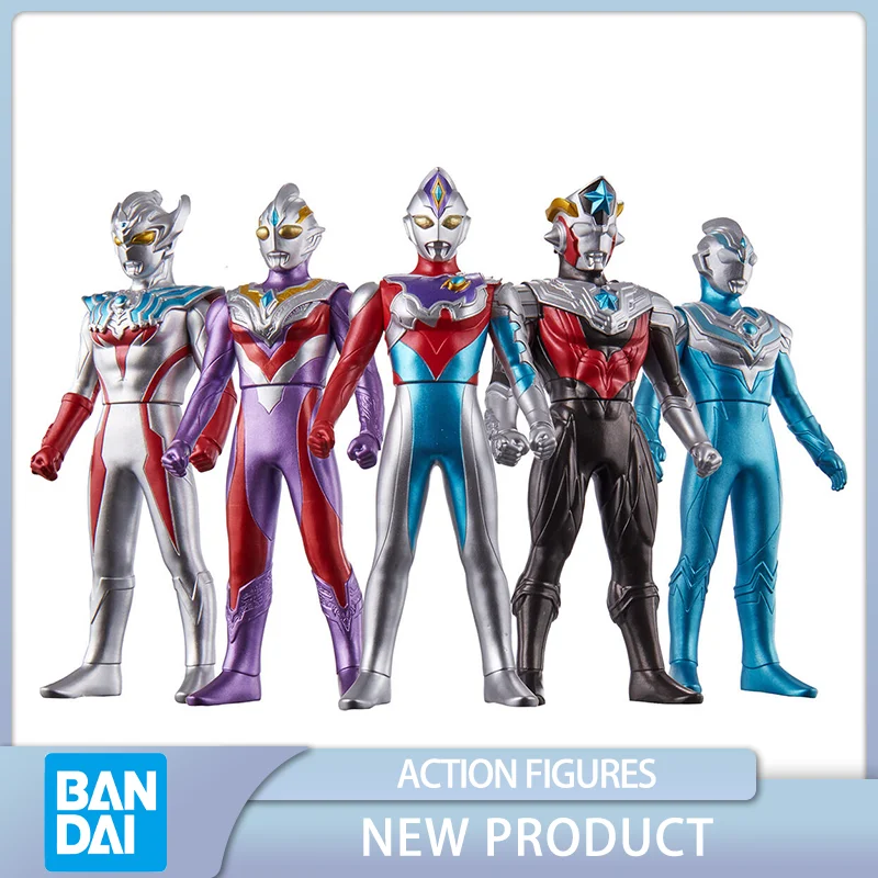 BANDAI Ultraman Hero Series EX New Generation Hero Suit Ultraman Decker Ultraman Trigger Action Anime Figures Gift Toys