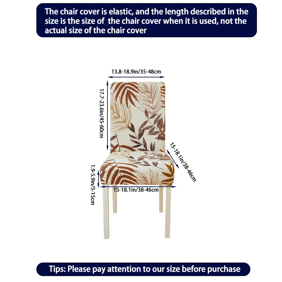 1 PC elastic Chair Cover dust-proof new look of chair protector of chair easy to install & remove