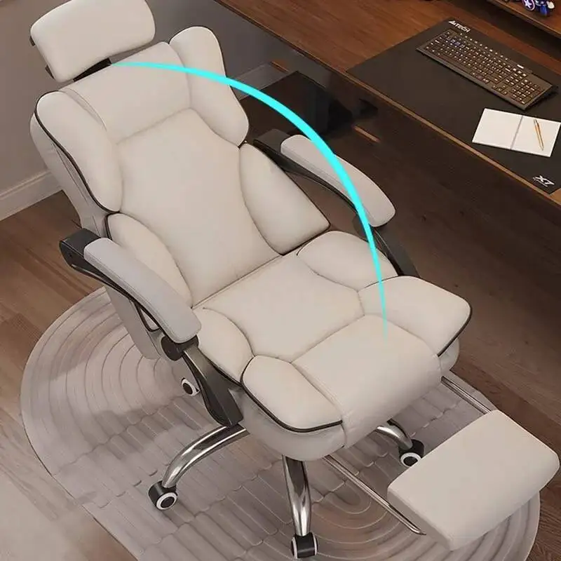 

Footrest Support Living Room Computer Chair Comfortable Cushion Office Chair Recliner Swivel Chaise De Bureaux Furniture