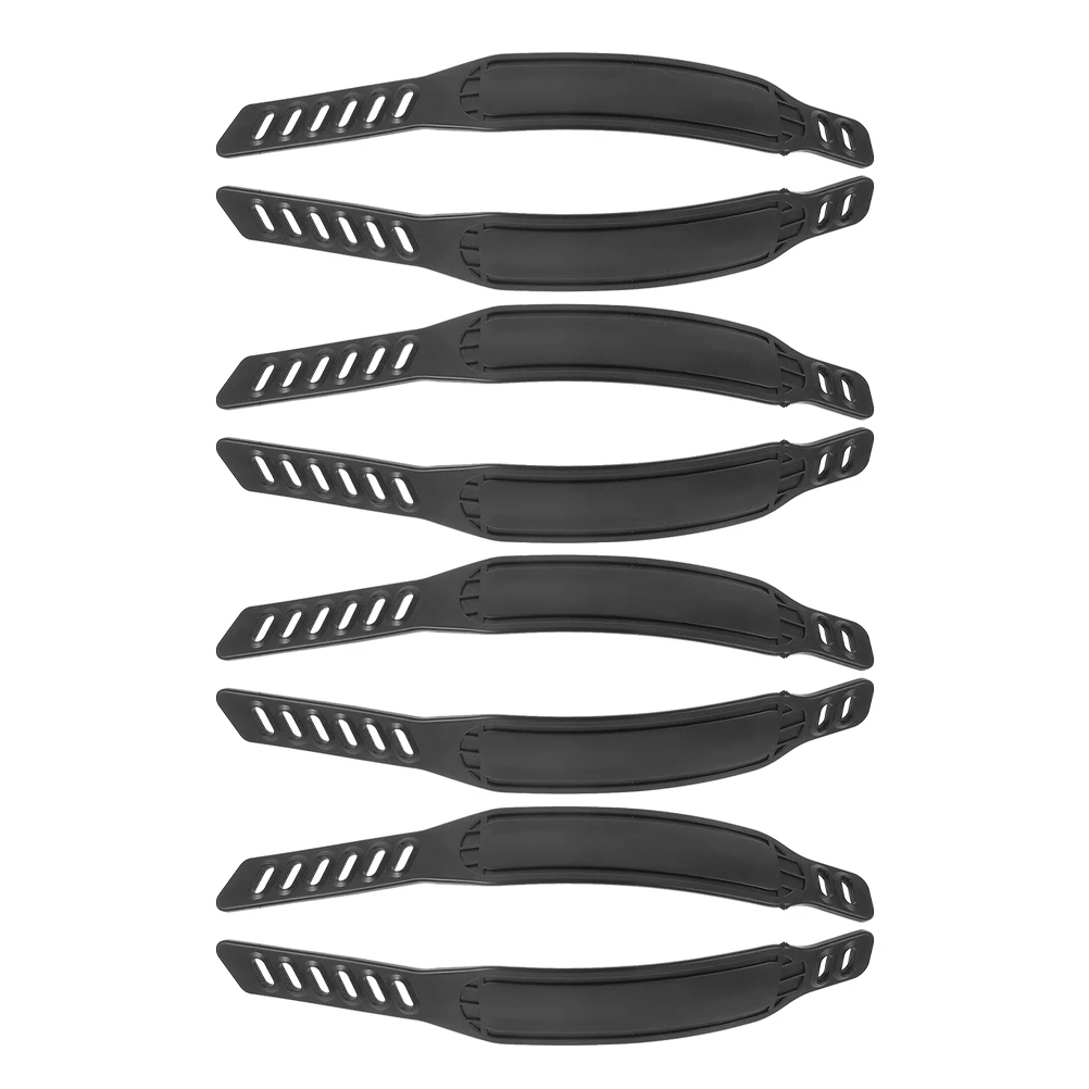 

4 Pairs Adjustable Bike Pedal Straps For Exercise Bikes Durable Replacement Universal Fit Stationary Road Mountain Bikes