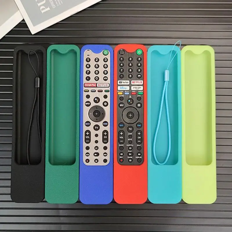 Remote Control Cover Case Compatible WithSony Smart TV RMF-TX520U TX500P/U Shockproof Anti-drop Silicone Protective Cover