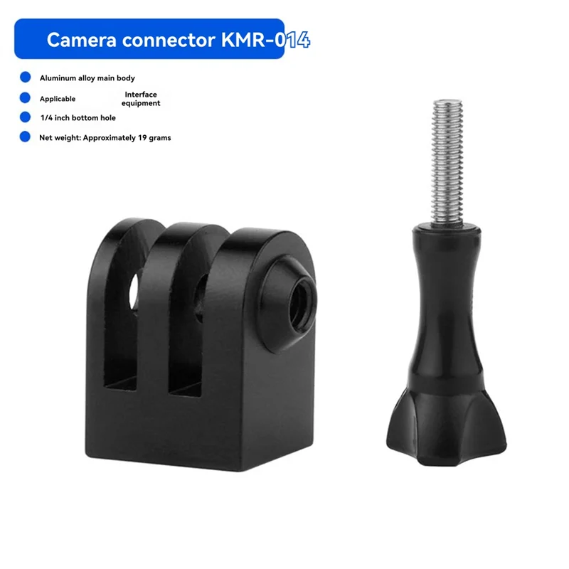 ABJF-GOPRO Kit de suporte para câmera Interface 1/4 Suporte para selfie para fotografia de celular para câmera GOPRO