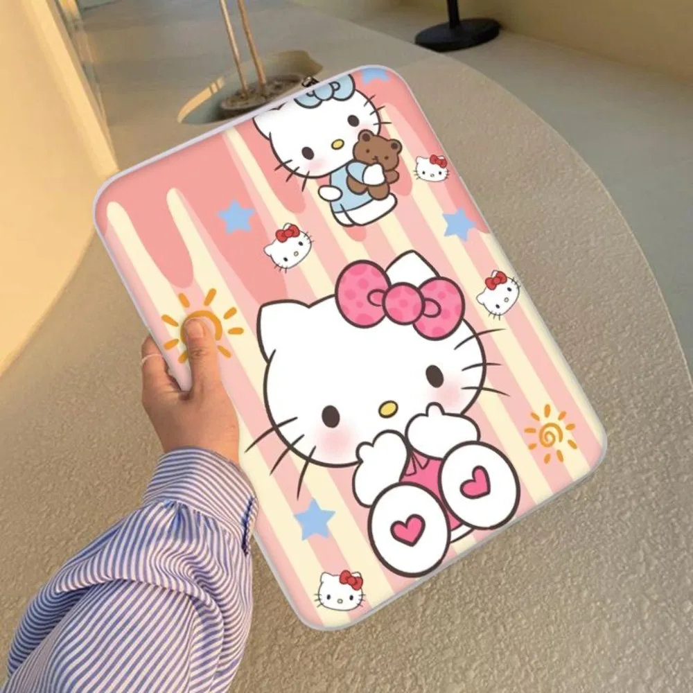 Sanrio Anime Kuromi Hello Kitty Melody Cute Cartoon Laptop Tablet Sleeve Bag for Ipad Pro 10 11 12 13 14 15 Inch Air3 4 Set Bag