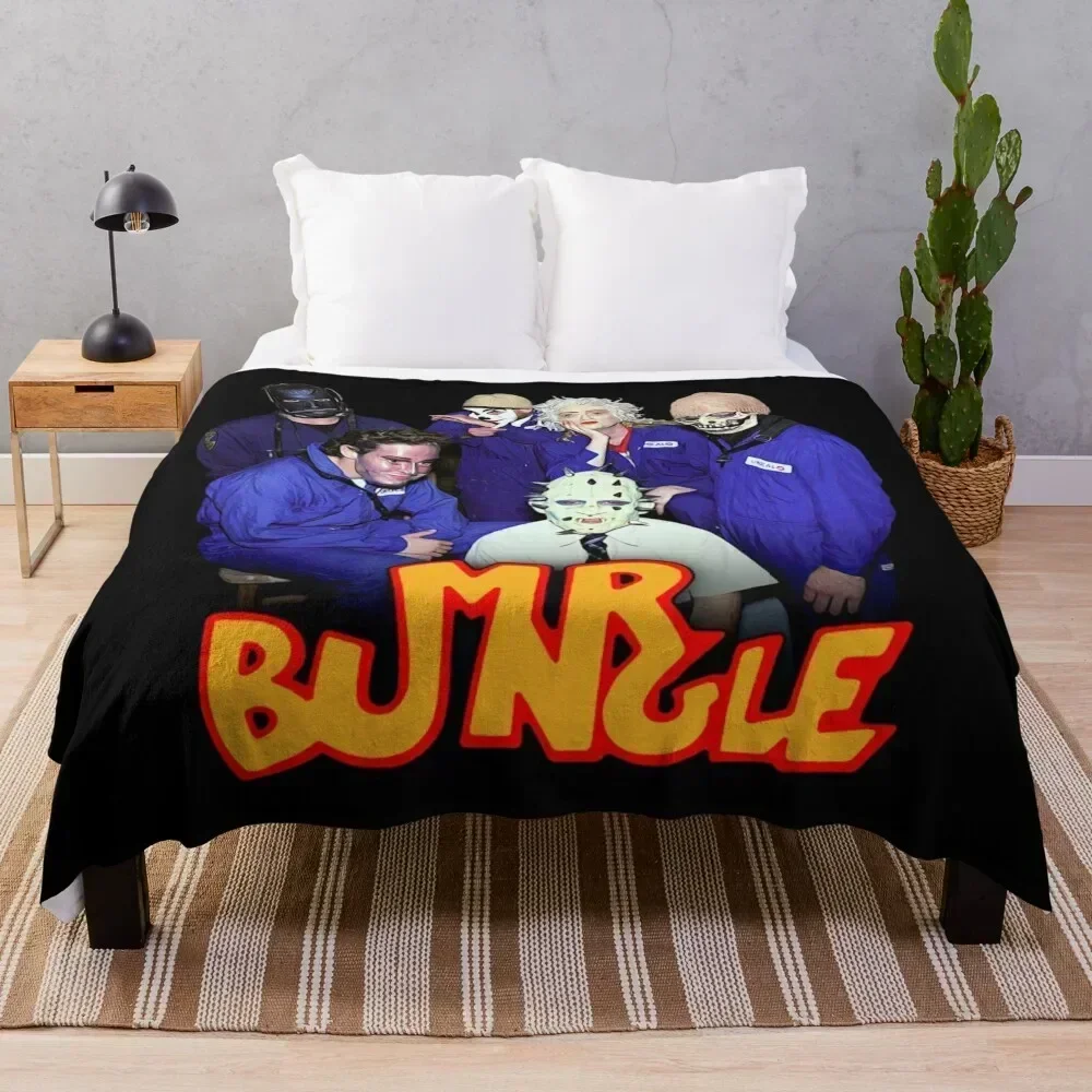 

Mr. Bungle 'Band Portrait' Throw Blanket Luxury Designer Soft Plaid Blankets