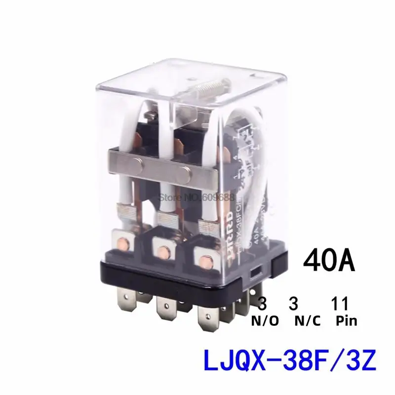 

LJQX-38F/3Z реле высокой мощности JQX-38FC/3H40A 24В 3-фазное реле 40A промежуточное реле