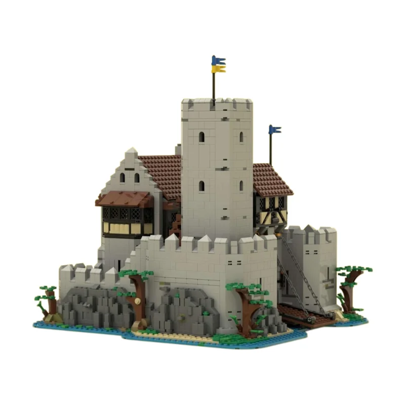 

MOC Medieval Castle Series Model - Small Particle Building Toy Blocks 3251 Pieces - Suitable for All Enthusiasts to Assemble - I