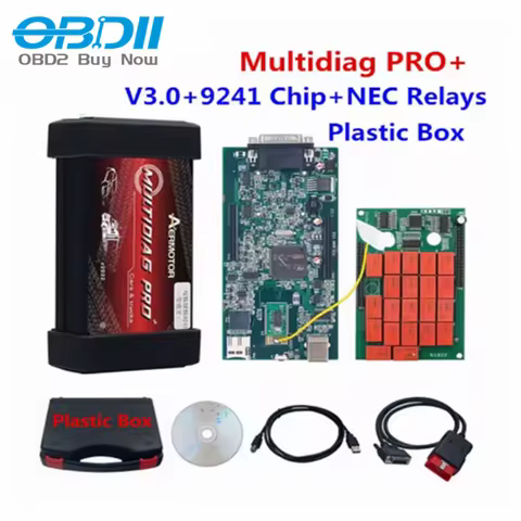 New 2025 Multidiag PRO BT V3.0 Real 9241A Delphi DS150 TCS CDP VCI V2021.11 OBD2 Car Truck Diagnostic Scanner