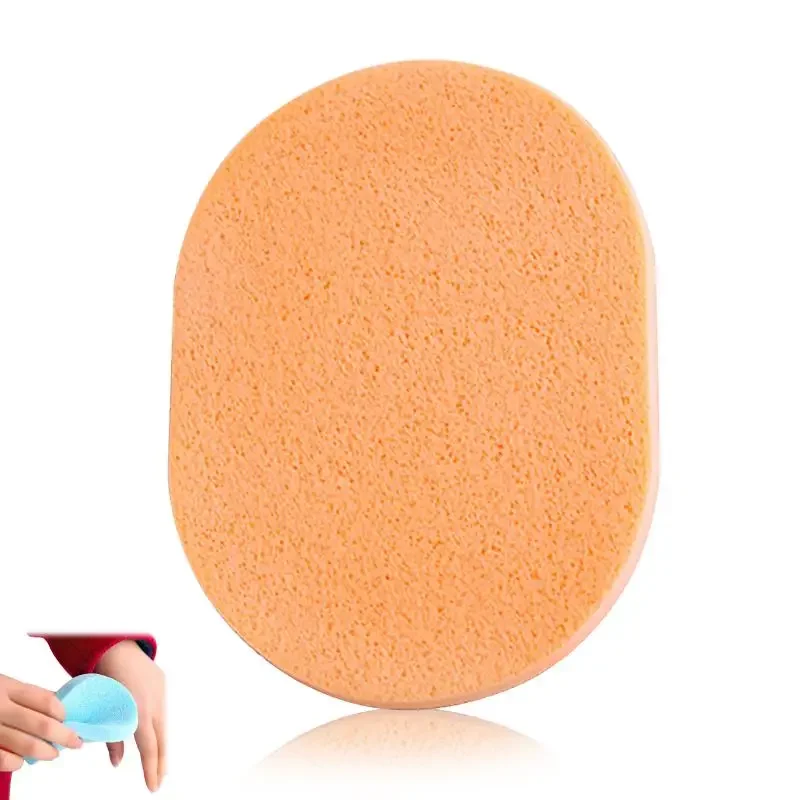 Face Round Makeup Remover Sponge Natural Wood Pulp Sponge Cellulose Compress Cosmetic Puff Facial Washing Sponge