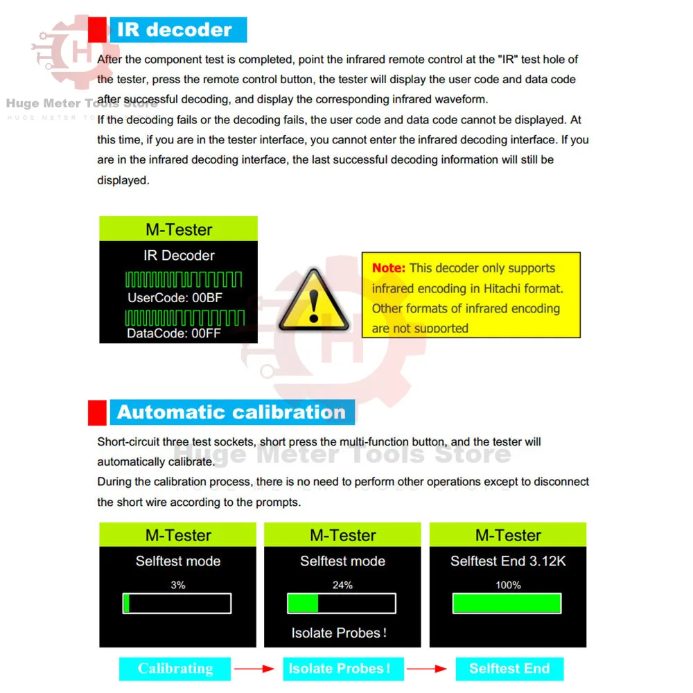 LCR-TC1 Multimeter Digital penguji Transistor TFT Backlight Transistor Tester Diode Triode kapasitor Resistor Meter