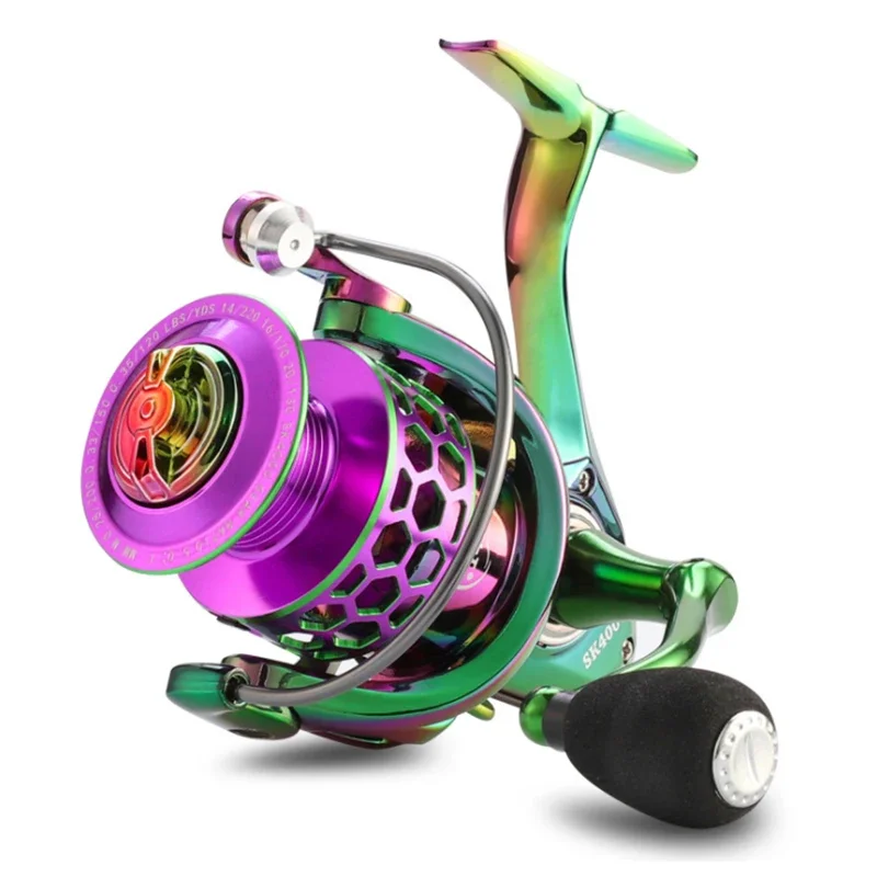 ZWICKE All Metal Imitation Wheel 15KG Max Drag Power 14+1 Ball Bearings Fishing Reel Fishing Rod Fishing Gear Spinning Wheel