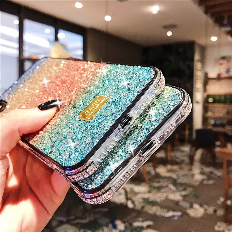 Luxury Bling Glitter Diamond Phone Case For Samsung Galaxy Note 20 10 S23 S22 S21 5G S20 Ultra S20Ultra S20Plus S10 Plus Cover