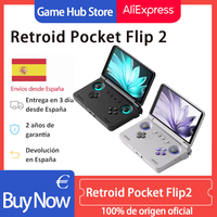 Retroid Pocket Flip2 Handheld Game Console - 5.5-Inch AMOLED Display, Video Output, MediaTek Dimensity 900 Processor, Active
