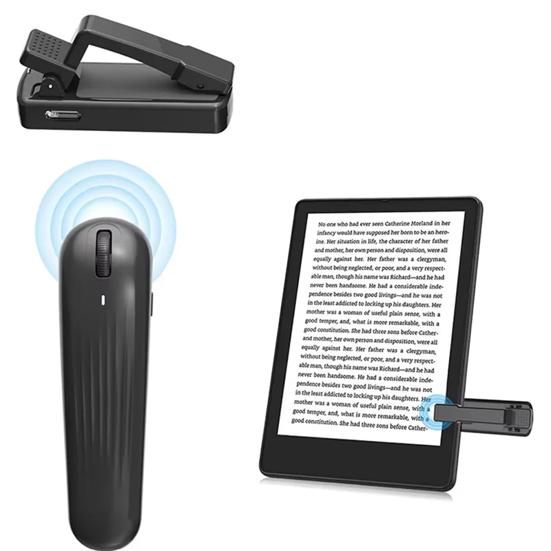 -MEOF تصميم جديد لصفحة التحكم عن بعد لـ Kindle Paperwhite Oasis Kobo Ereaders كاميرا لا سلكية لتسجيل الفيديو