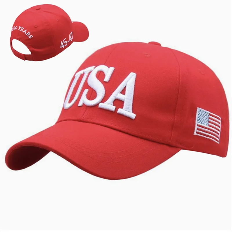 Hot Sell American 250 YEARS Flag Cap AMERICA Baseball Hat Classic USA Embroidered Duck Tongue Assembly Hat