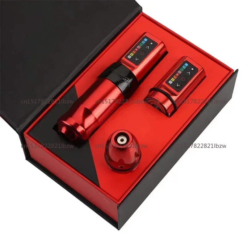 Wireless Tattoo Machine, Rotating Battery Pen, Powerful Coreless Motor, LCD Digital Display, Artist's Body Permanent Makeup
