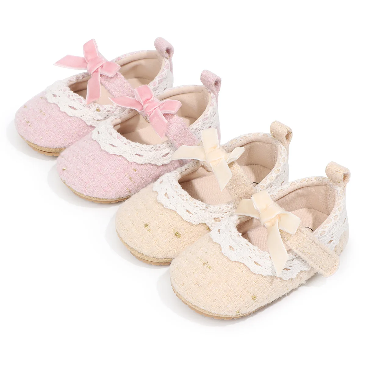 

Spring and Autumn Baby Walking Single Shoes Cute Princess Shoes Preschool Shoes Step Front Shoes