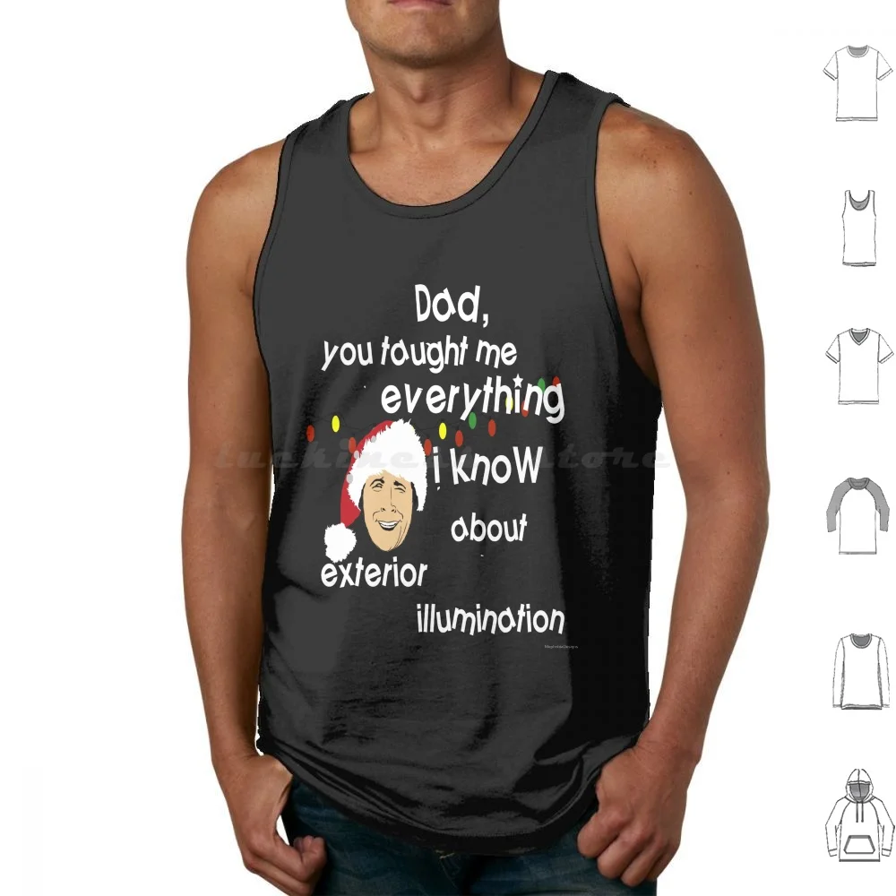 Clark Griswold Wisdom Tank Tops Vest Sleeveless Christmas Vacation Christmas Humorous Funny Holy Shit Hallelujah Wheres The