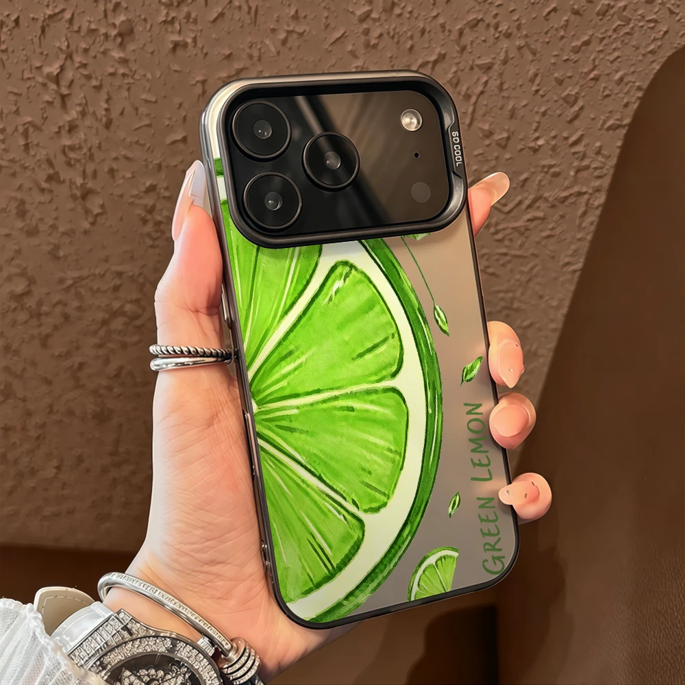 Phone Cases Xiaomi 15 - Green Lemon INS Armor Shockproof Phone