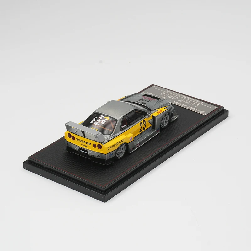SW Chase Edição Especial 1:64 LBWK GTR ER34 Capuz Aberto Diecast Modelo de Carro Coleção Brinquedos Rua