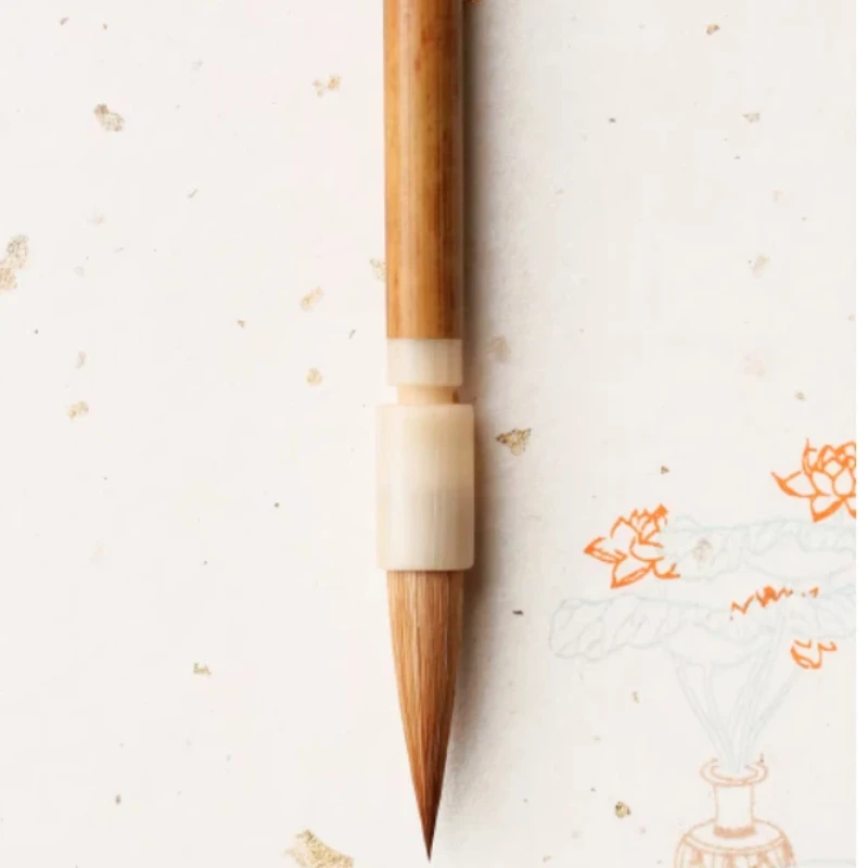 Professional Grade Weasel Hair Calligraphy Brush Wang Xizhi Running Script Brush Regular Script Cursive Script Writing Brush Pen