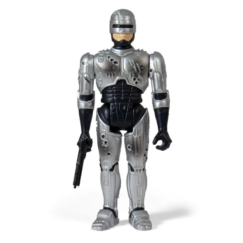 In Magazzino Super7 Reazione Carded Figura Robocop Battaglia Danneggiata Emil Andowsky Set Film Action Figurine Per I Bambini Regali di Natale Personalizzato