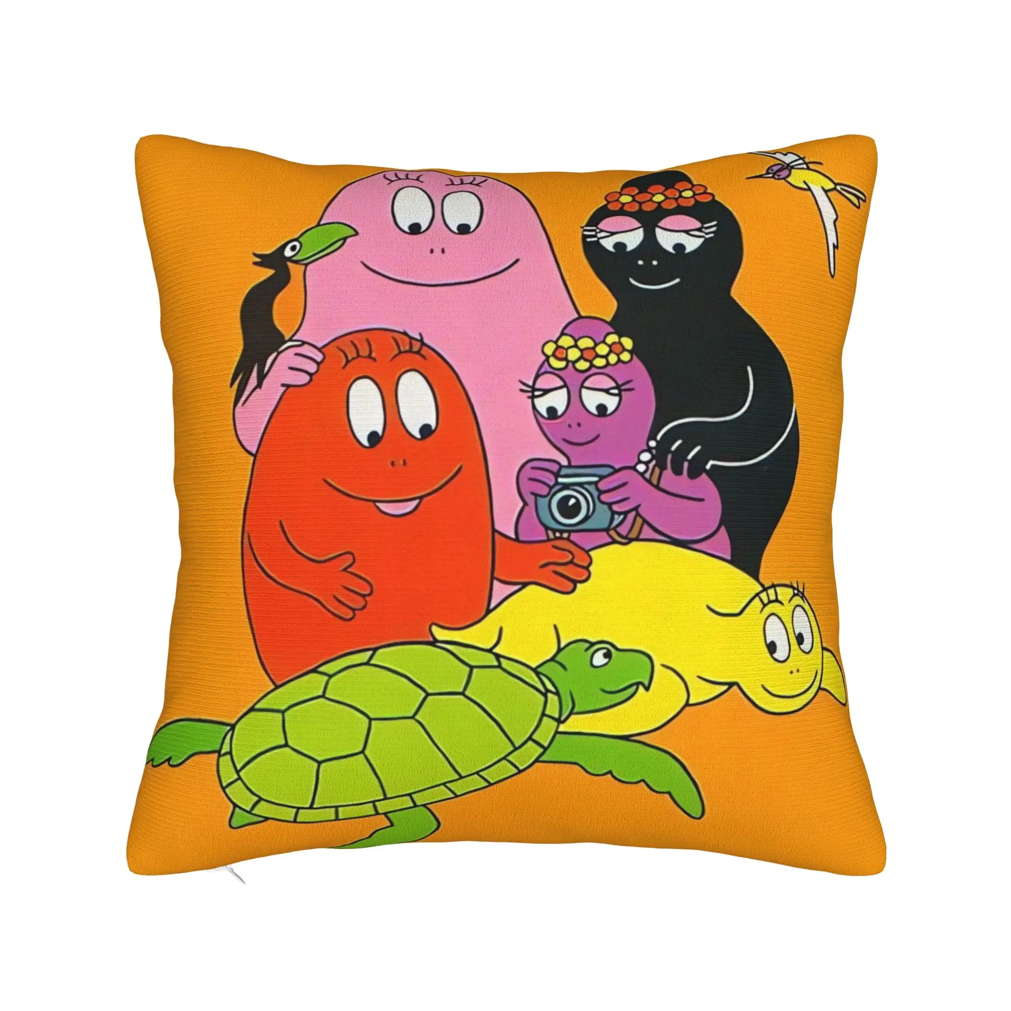 Barbapapa Barbamama Pillow Cover  Morden Pillow Case For Living Room Chair Soft Pillowcases Gift Idea