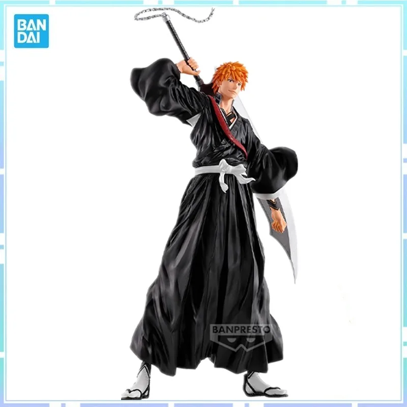 

Bandai Original BANPRESTO Anime BLEACH Grandista Kurosaki Ichigo PVC Action Figure Collectible Model Toy Gifts