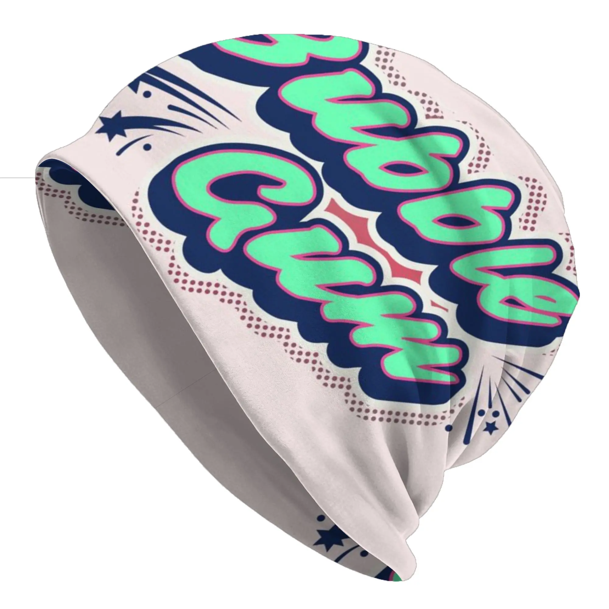 Logo Fashion Caps For Men Women Bubble Gum Beanies Ski Caps Soft Bonnet Hats Skullies & Beanies Hat