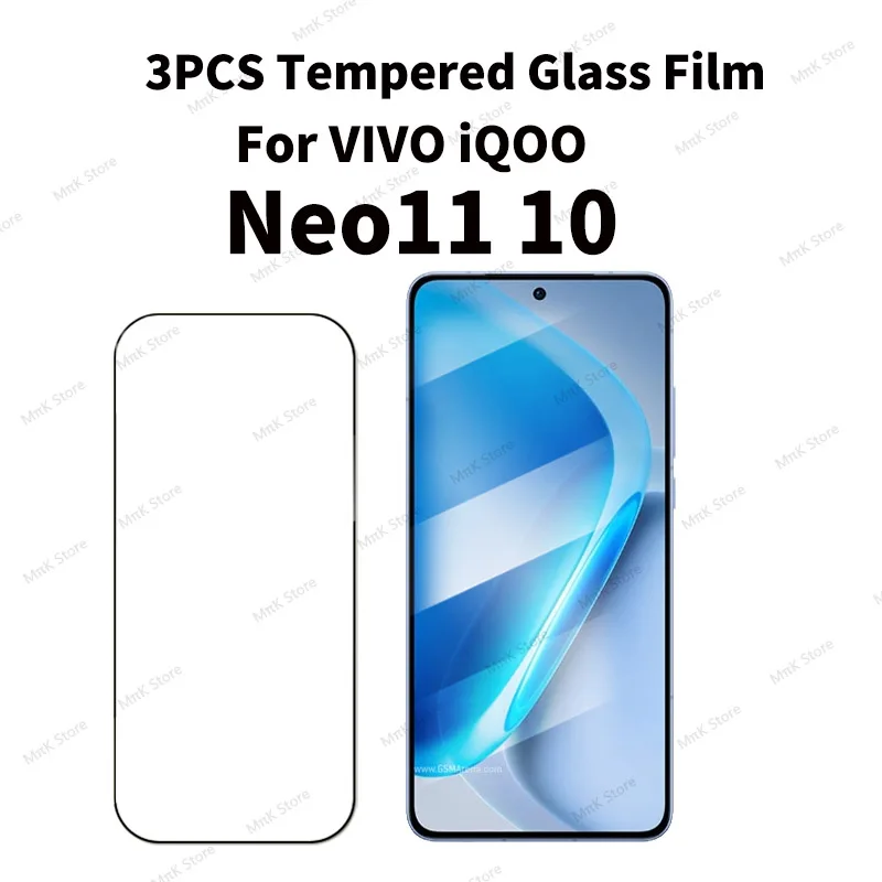 

Full Cover Clear Tempered Glass Film For VIVO iQOO Neo 11 Neo 10 Pro+ HD Scratch Screen Protector