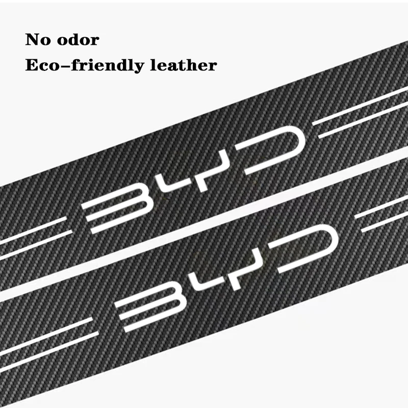 4pcs Car Door Car Fender Side Blade Badge Car Body Protective Metal Sticker For BYD ATTO 3 Yuan Qin Han TANG Plus DM-i Dolphin