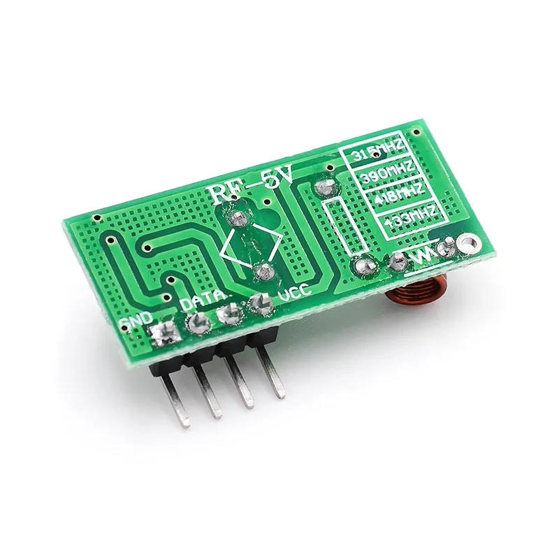 433Mhz RF Wireless Transmitter Module and Receiver Kit 5V DC 315MHZ Wireless Super Regenerative Module for Arduino DIY Kit