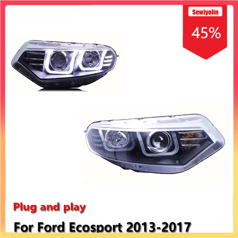 

Car LED Headlight Automobile PartsFor Ford Ecosport 2013-2017 Fog DRL Brake Turn Signal Lamp Plug and Play