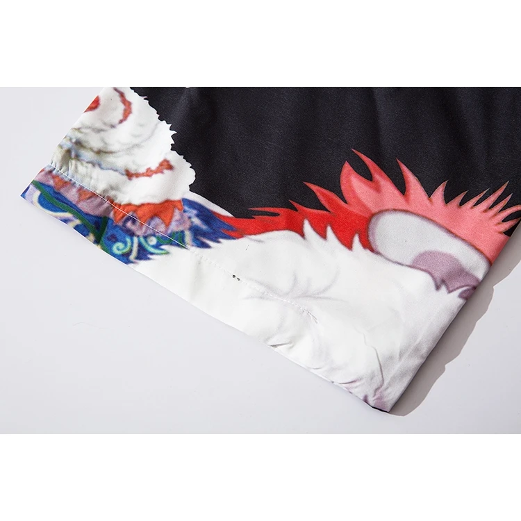 بلوزة ليون كيمونو للنساء والرجال فضفاضة كبيرة الحجم ملابس يابانية هاراجوكو تريند بيتش