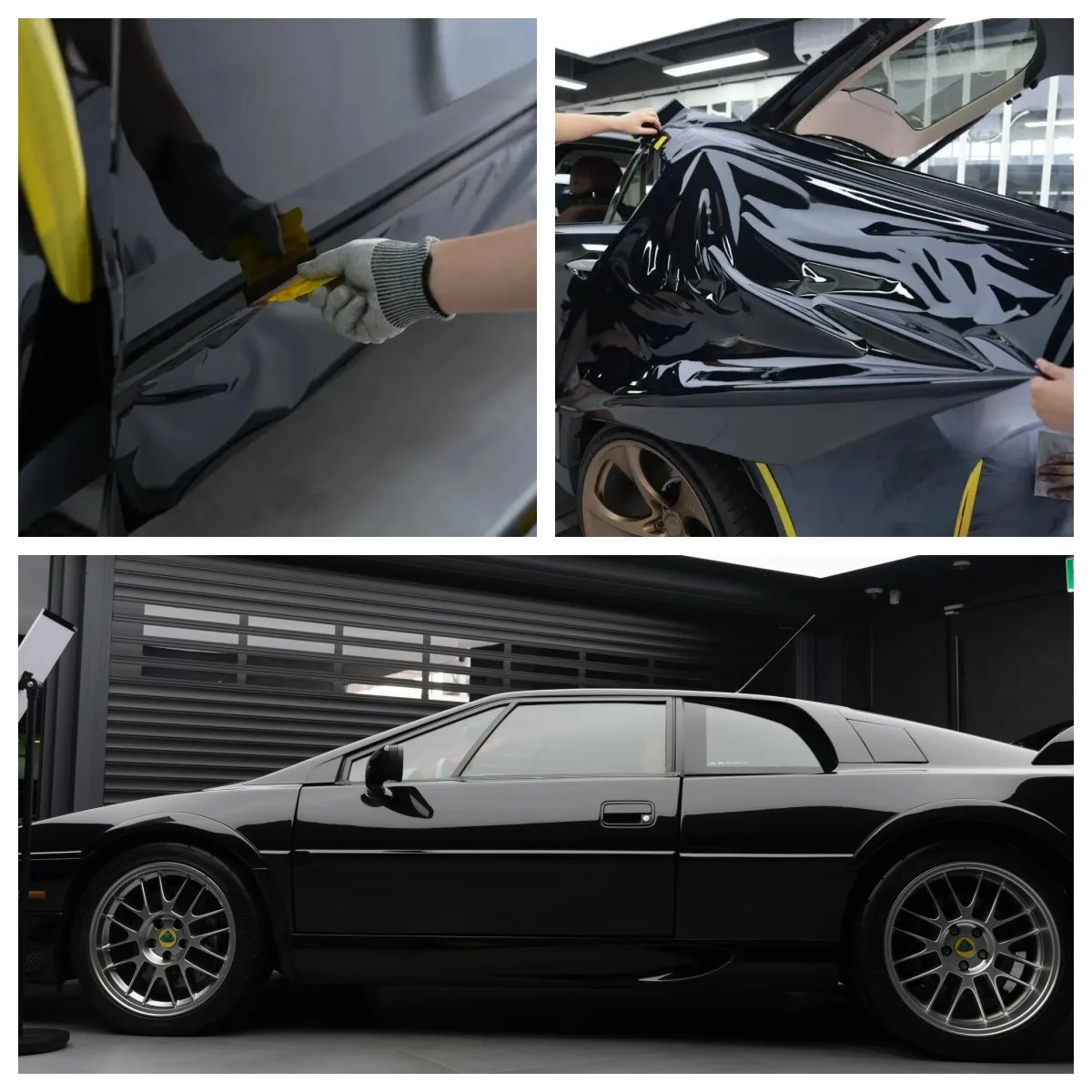 Leonardo TPU Black Glossy Anti-Scratch Self-Healing Self-Adhesive Color Change PPF Sticker Paint Protection Film for Car Body