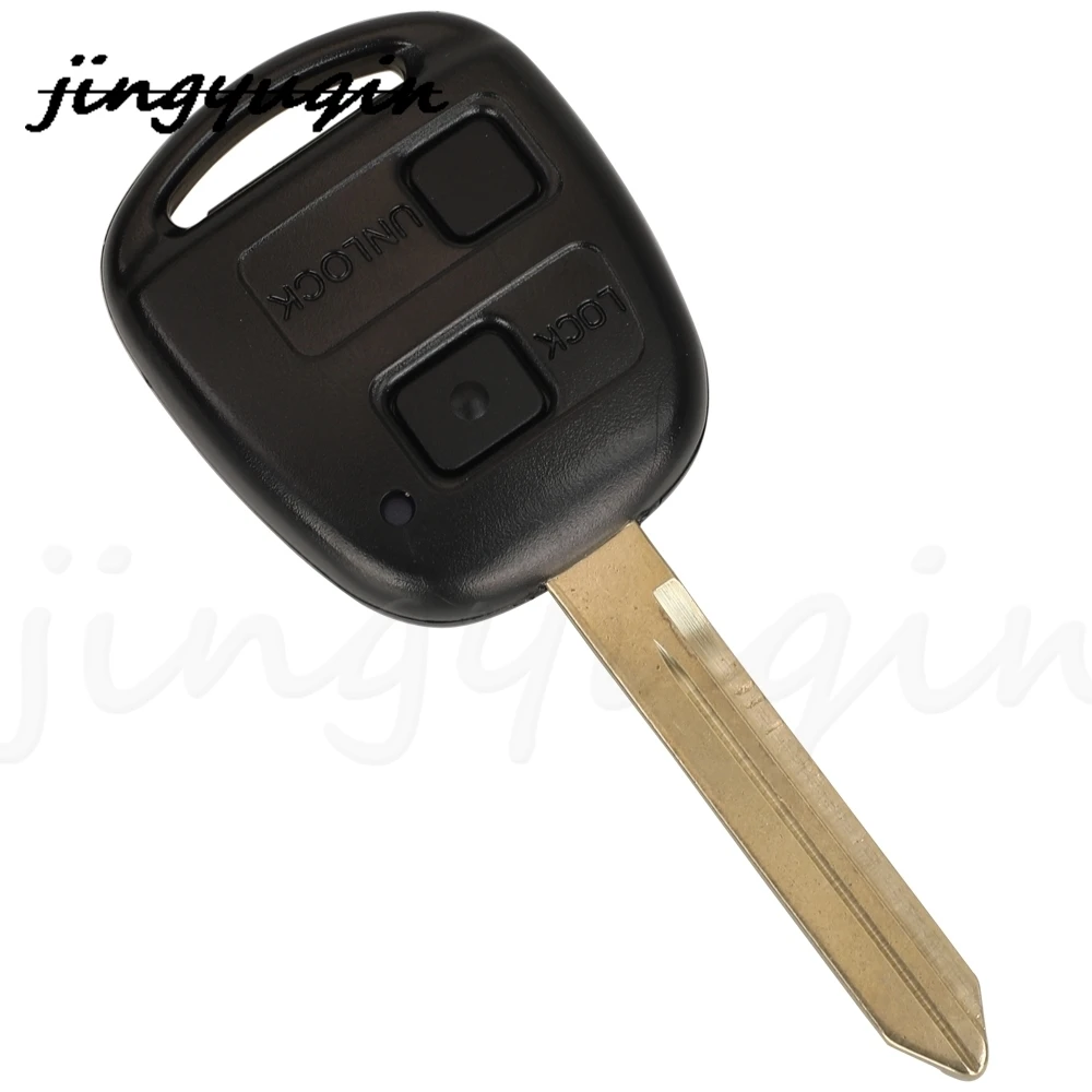 jingyuqin 2/3Buttons Smart Remote Car Key Fob 433MHz 4D67 / 4C Chip For Toyota Corolla Yaris Avensis 1998+ P/N: 89071-0D010