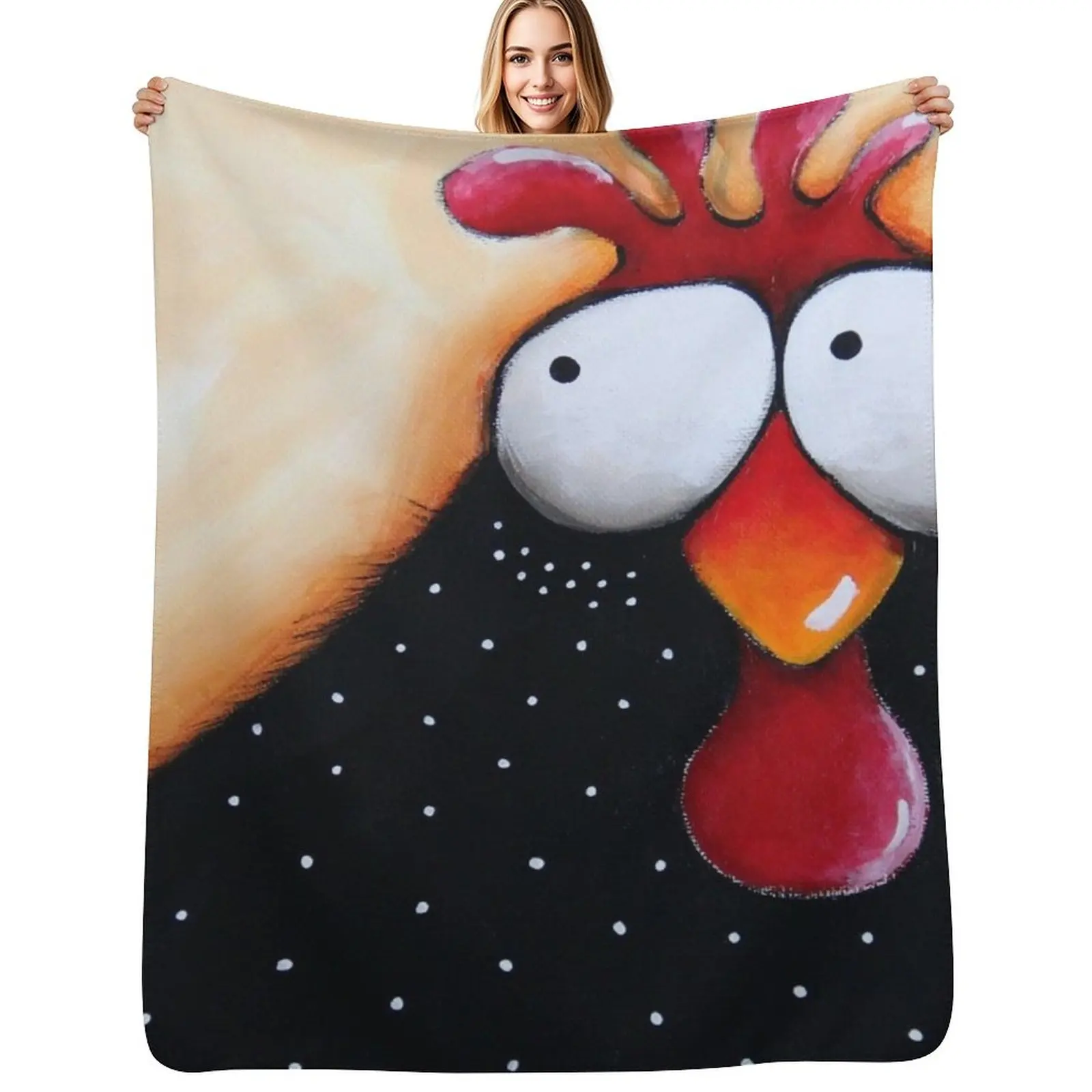 

Chicken soup Throw Blanket Elegant Warm Throw Blanket for Hotel Home