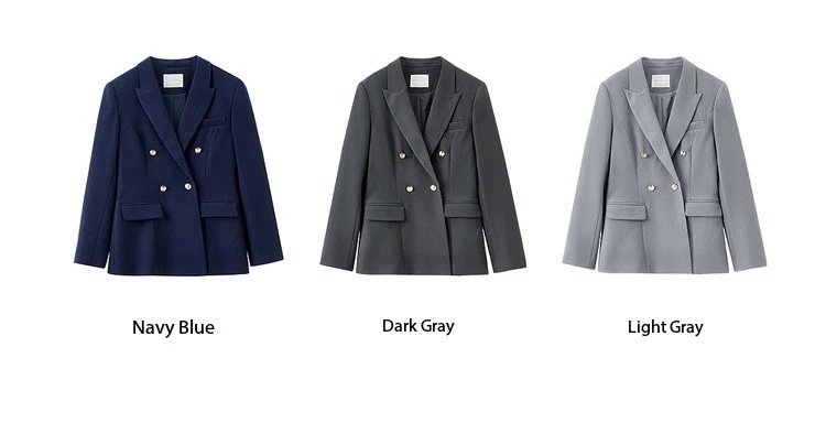 SENTUBILA ‌ Damenblazer ‌ Slim Fit Mäntel Herbst 2026 Damen Bürokleidung ‌ Langarm ‌ Jacke ‌ Damen-Formelle Kleidung 153XA1646 – Detail 37