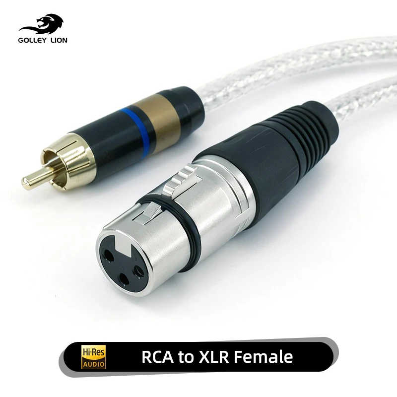 

Кабель XLR-RCA для аудиооборудования: усилителей, караоке, микрофонов, длиной 1/2/3/5/10/15 метров, профессиональный HIFI-адаптер-конвертер.