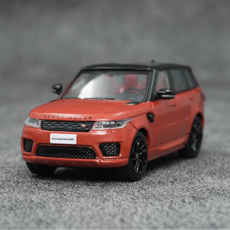 Diecast 1:64 Maßstab Land Rover Discovery 4 Legierung WHELART Wheel Art Car Modell Sammlerstück Spielzeug Geschenk Souvenir Display Ornament