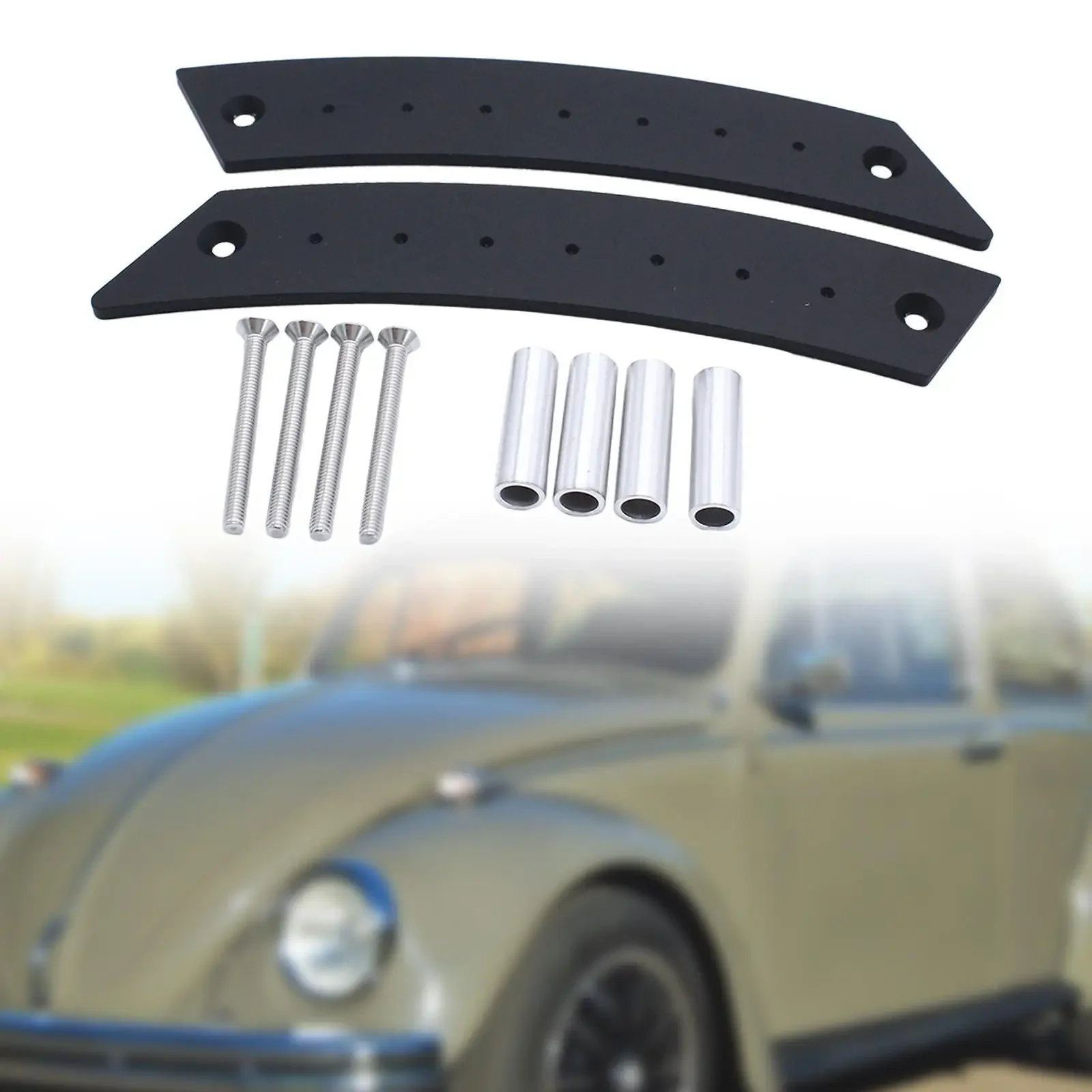 

1 Pair Door Panel Pull Handle Set Replaces 1C0867171C08H Black Reliable Easy Installation Left and Right for Beetles 2.5L