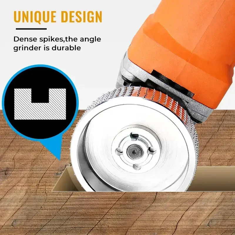 16/22mm Bore Round Wood Angle Grinding Polishing Wheel Sanding Carving Rotary Tool Abrasive Rotary Disc Tungsten Carbide Power